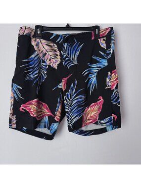 Onia The Calder Men Tropical Floral Swim Trunks Size XL